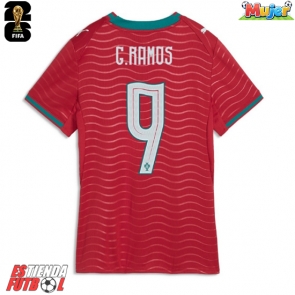 Portugal Goncalo Ramos #9 Primera Equipación Mujer Mundial 2026 Manga Corta